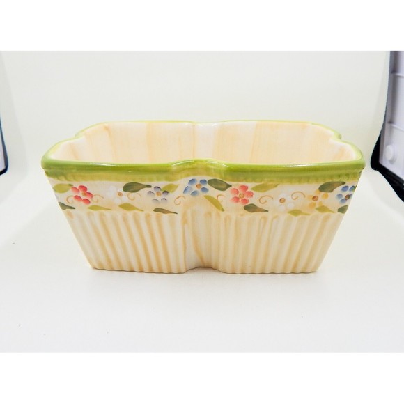 Temp-Tations By Tara Petals Baking Serving Dish Trivet Wire Basket - Picture 7 of 11